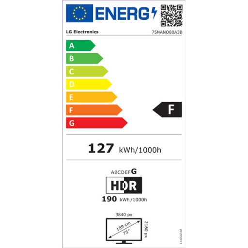 LG 75" 75NANO80A3B 4K UHD AI Smart NanoCell TV