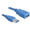 Delock 82539 USB3.0-A (apa/anya), 2 méteres hosszabbító kábel
