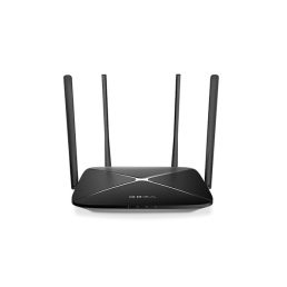   MERCUSYS Wireless Router Dual Band AC1200 1xWAN(1000Mbps) + 3xLAN(1000Mbps), AC12G