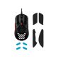   HP HYPERX vezetékes gaming egér Pulsefire Haste- fekete/piros
