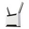 MIKROTIK Wireless Router DualBand, 4x1000Mbps+ 1x2,5Gbps, Chateau LTE18, 1xMicroSIM,Asztali -S53UG+5HaxD2HaxD-TC&EG18-EA