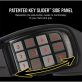   CORSAIR Vezetékes Egér Gaming, SCIMITAR RGB ELITE, 17 programozható gomb, RGB Világítás, 18000dpi, fekete