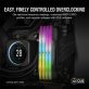CORSAIR Memória VENGEANCE RGB DDR5 32GB 6000MHz CL36, AMD EXPO (Kit of 2), szürke