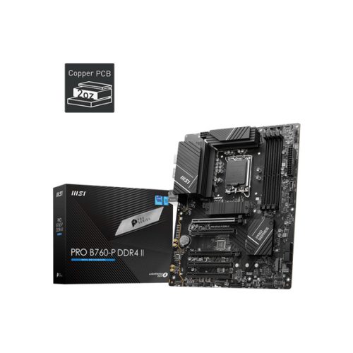 MSI Alaplap S1700 PRO B760-P DDR4 II Intel B760, ATX