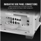   CORSAIR Tápegység Moduláris, RM1000x Shift White, 1000W, 14cm, 80+ Gold