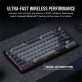   CORSAIR Vezeték Nélküli Billentyűzet Gaming, K65 PLUS 75%, Mechanikus, MLX Red switch, US, fekete