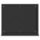 HUMANAS HM02 maxi álló sminktükör, 55x45 cm,12 LED, integrált érintő gombok 3 színhőmérséklet, szabályozható fény, black
