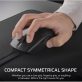  CORSAIR Vezetékes Egér Gaming, M55 Lightwight, 6 programozható gomb, Ultra-könnyű, 16000dpi, fekete
