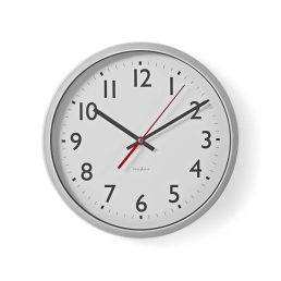   Nedis CLWA110WT falióra, 30 cm átmérő,  1 x AA, fehér, quarz technológia, 1,5V