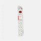 Nedis ESOC630F2WT 6 aljzatos kapcsolós (6-os) elosztó, 3 m, 3680 W, 16 A