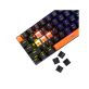   Baracuda DOLPHIN-B/R-US, BGK-03111B/R-US fekete mechanikus gamer billentyűzet piros kapcsolóval, angol