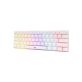   Baracuda DOLPHIN-W/R-US, BGK-03211W/R-US  fehér mechanikus gamer billentyűzet piros kapcsolóval, angol