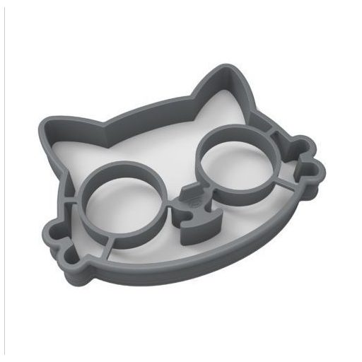 Cica Formájú Tükörtojás és Palacsintasütő Forma