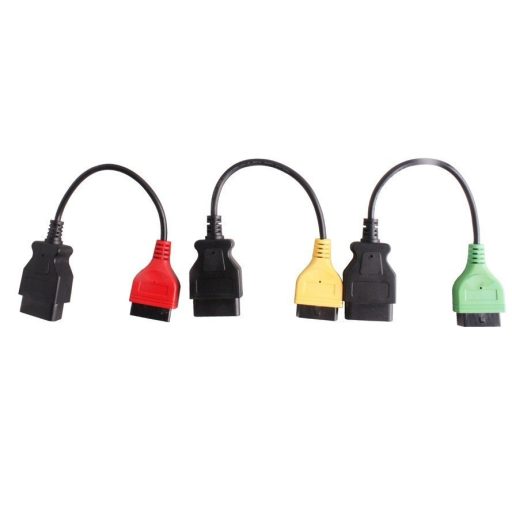 FiatEcuScan MultiEcuScan adapter 3 db kábel Motor, ABS, Légzsák, Szervókormány