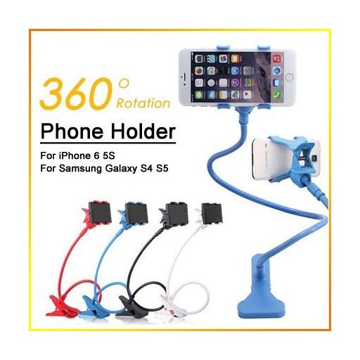 Csíptethető flexibilis univerzális telefontartó mobil tartó