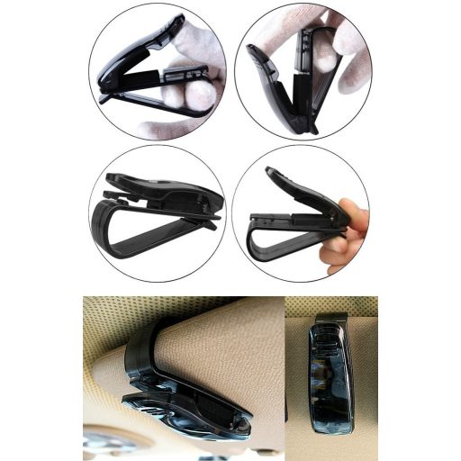 Univerzális szemüveg, napszemüvegtartó autóba