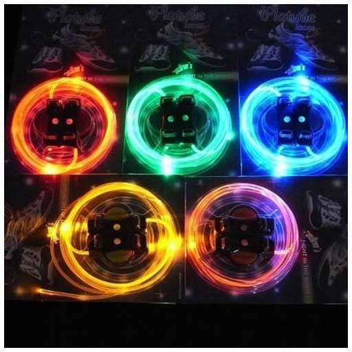 Világító cipőfűző, LED cipőfűző 1 pár