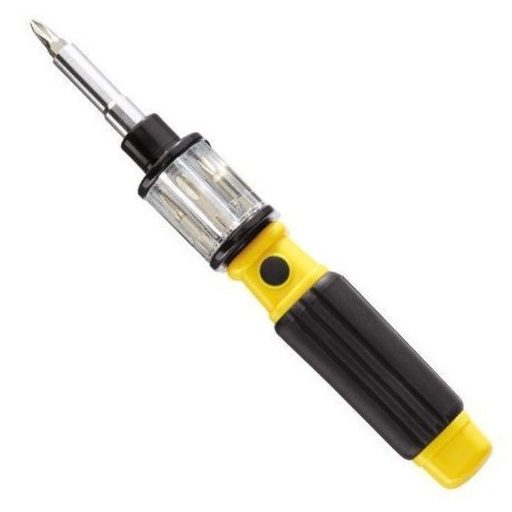 Csavarhúzó készlet, forgótáras csavarhúzó 6 db mágneses fejjel