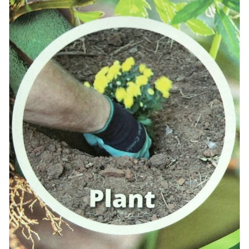 Kesztyű kertészkedéshez ásókarmokkal