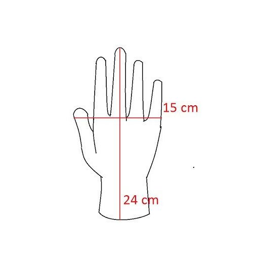 Kesztyű kertészkedéshez ásókarmokkal