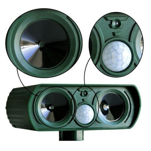 Állatriasztó, rágcsáló riasztó (napelemes)