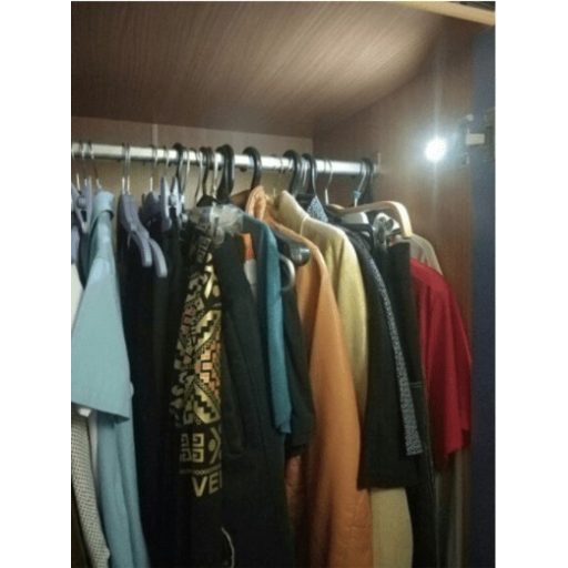 Szekrény világítás, gardrób világítás (mozgásérzékelős) 4 db