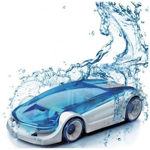 Sós vízzel működő kisautó