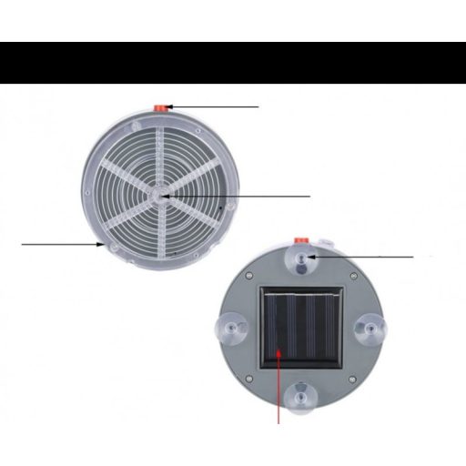 Napelemes szúnyogriasztó lámpa