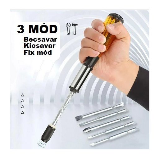 Racsnis Csavarhúzó 5 Fejjel