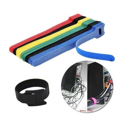 Színes Tépőzáras Kábelrendező Több Színben 50db