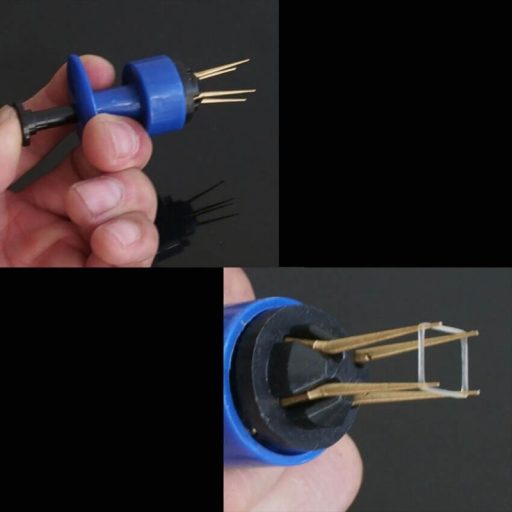 Giliszta csali csíptető,rögzítő