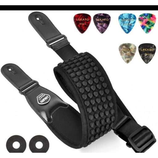 3D szivacs gitár heveder (izzadáscsökkentő anyagból)