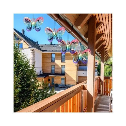 Látványos Pillangó Kerti Dísz (4db)