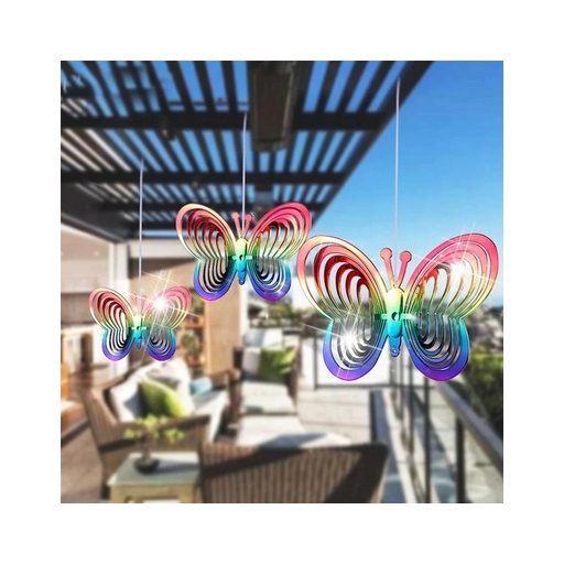 Látványos Pillangó Kerti Dísz (4db)