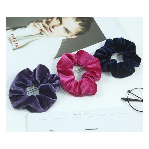 Bársonyos tapintású hajkímélő hajgumi