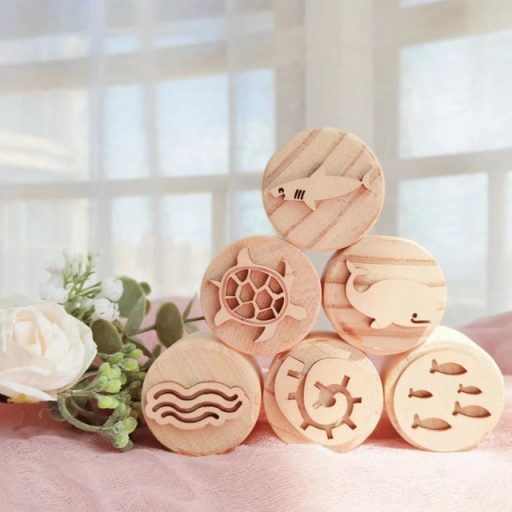 Fa nyomda készlet gyurmához