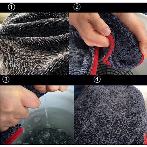 Kétoldalú, mikroszálas törlőkendő