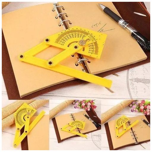 Professzionális szögmérő vonalzóval