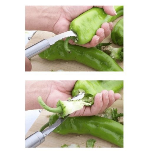 Paprika csumázó kés rozsdamentes acélból