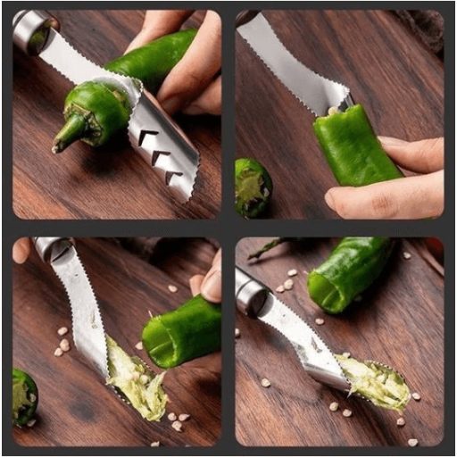 Paprika csumázó kés rozsdamentes acélból