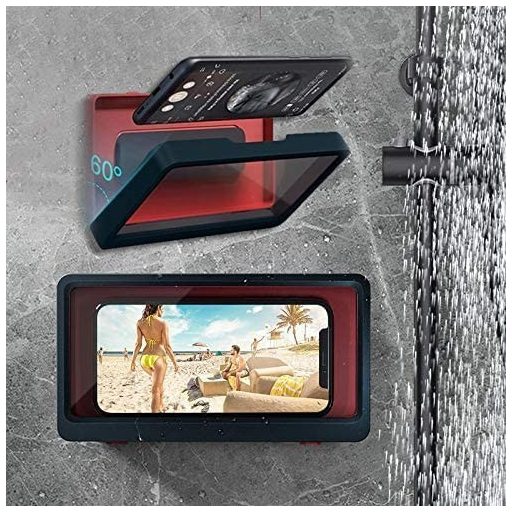 Vízálló telefontartó,- falra rögzíthető konyhai, fürdőszobai telefontartó