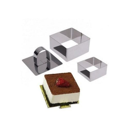 Rozsdamentes acél sütemény (Mousse) forma