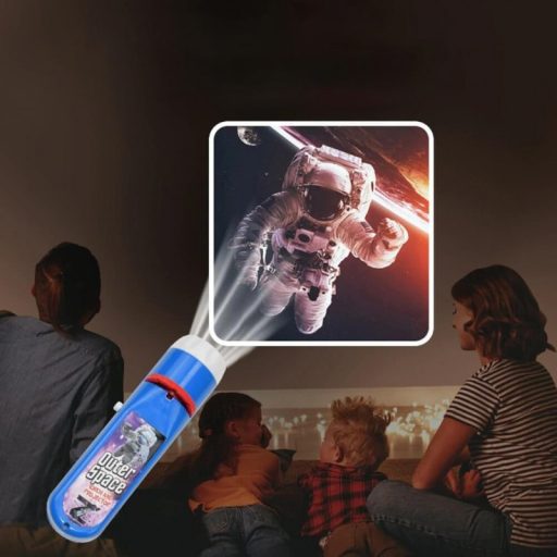 Interaktív oktató projektor, éjjeli kivetítő (24 db képpel)