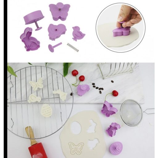 4db 3D-s kiszúrós süti forma