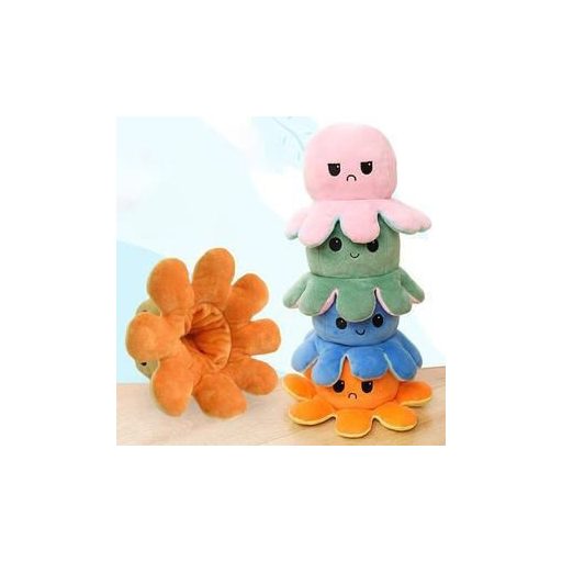 Hangulat plüss, kifordítható hangulat polip