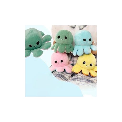 Hangulat plüss, kifordítható hangulat polip