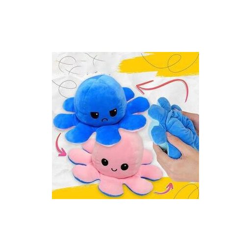 Hangulat plüss, kifordítható hangulat polip