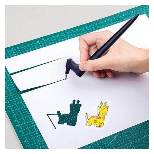 Dekorációs művész kés, Forgófejes papírvágó kés