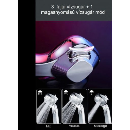 Magasnyomású Többfunkciós Zuhanyrózsa