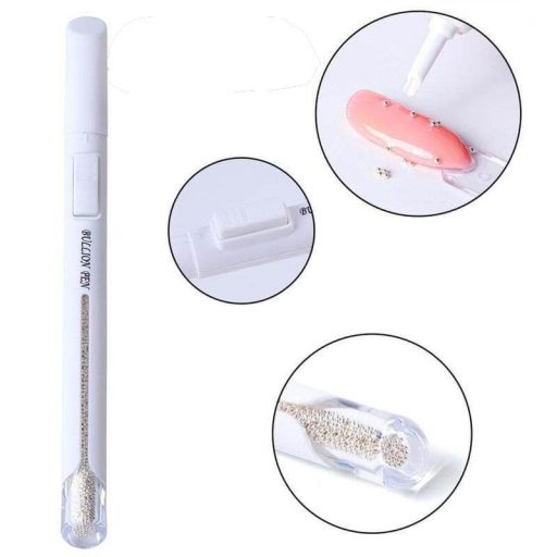 Gyöngy toll körömdíszítéshez